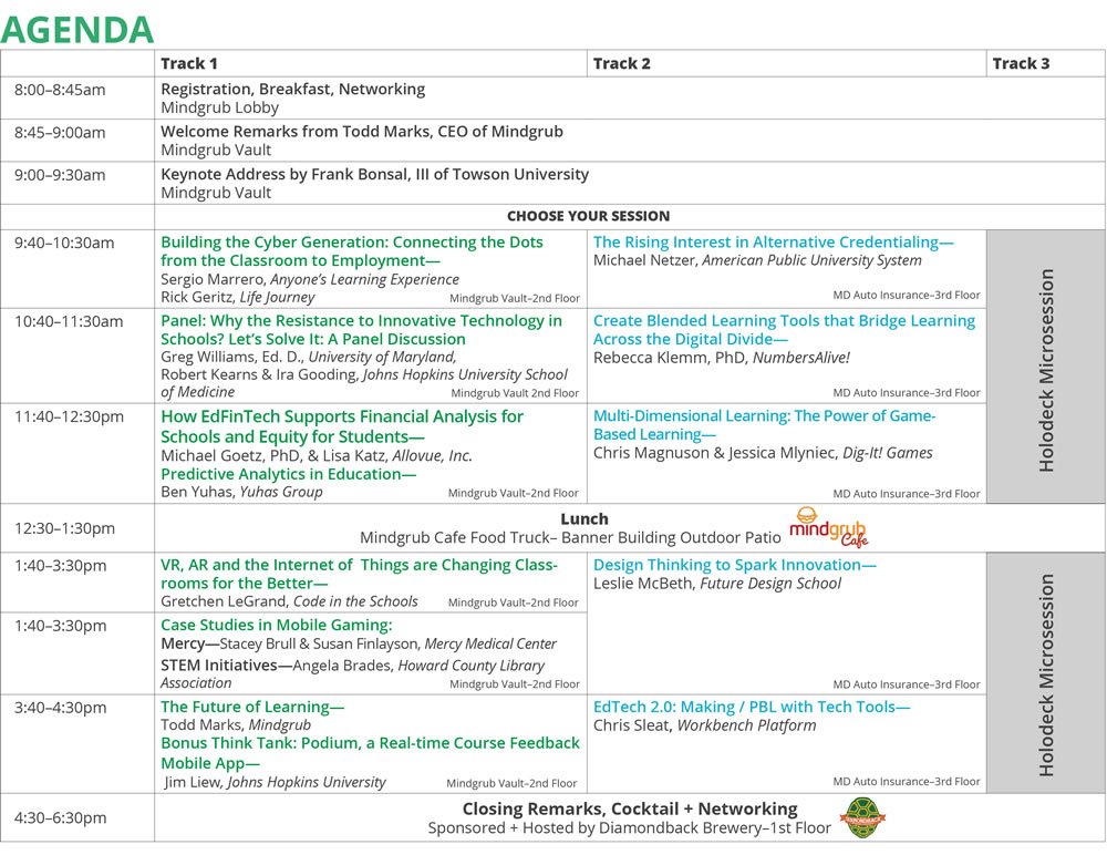 ETIS16 Agenda